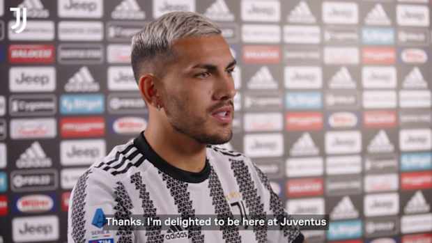Paredes first words as a Juventus player